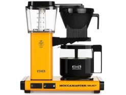 Moccamaster KBG Select Yellow Pepper, Droppande kaffebryggare, 1,25 l, Malat kaffe, 1520 W, Svart, Gul