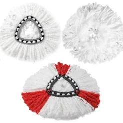 Moppdyna roterande 38 cm – Mikrofiber | Tvättbar | Ersättningsdel för Vileda Easy Wring, Turbo