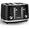 Morphy Richards Vector - Brödrost - 4 skiva - 4 Kortplatser - svart
