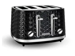 Morphy Richards Vector - Brödrost - 4 skiva - 4 Kortplatser - svart