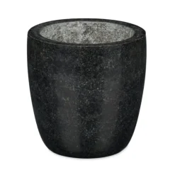 Mortel med stöt, 13x13 cm, Svart