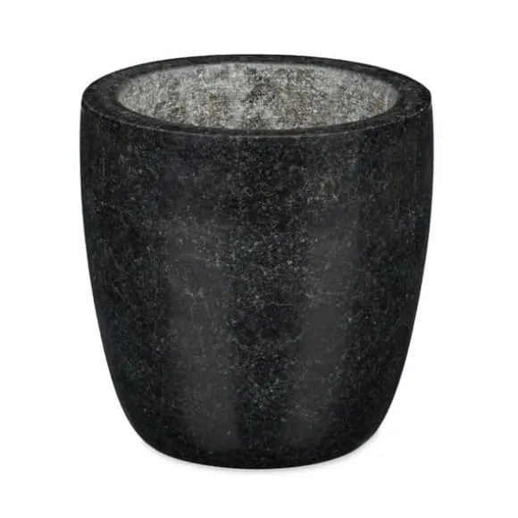 Mortel med stöt, 13x13 cm, Svart