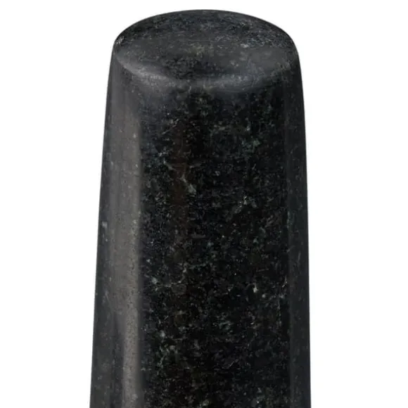 Mortel och stöt, Granit, 9.5x11x11 cm, Svart