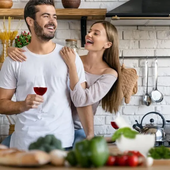 Mortel och stöt, 6x10 cm, Vit, Marmor