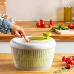 MOULINEX CLASSIC Salladscentrifug 5 L (5/7 pers), Tillverkad i Frankrike, Diskmaskinssäker