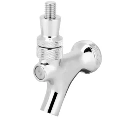 Mässing Ölkran Tap Dispenser med Borste Dammskydd Ölbryggningstillbehör Kit