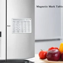 Mätkoppar och skedar i rostfritt stål - 13 delar för köksmätning