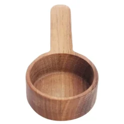 Mätsked i trä för kaffe, kökssoppa, måttsked för kaffebönor, 8g