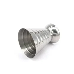 Måttbägare i rostfritt stål 2,5 oz (75 ml) med tre volymskala, enkel att rengöra och hållbar