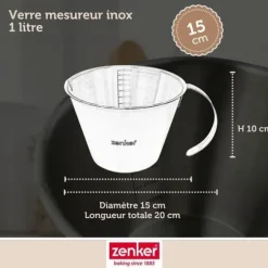 Måttglas 1 liter Zenker Smart Pastry