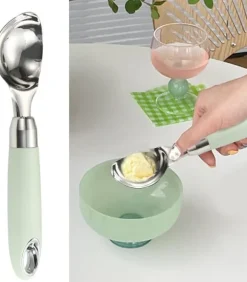 Muffinskopa, multifunktionell glassskopa i stål (glasskopa)