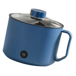 Multifunktionell Elektrisk Köksgryta Liten Mini Elektrisk Spis Snabb Nudelkokare för studenthem Personligt bruk CN 220V Royalblue