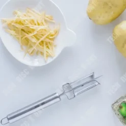 Multifunktionell Grönsaksskalare INNOVTEC Blad i Rostfritt Stål Anti-glid Potatis Morot Snabb och Praktisk
