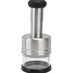 Multifunktionell handtryckskärande lökanordning Rostfritt stål Lökhackare Vitlökspress Köksutrustning