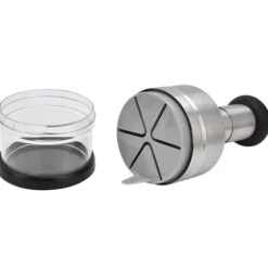 Multifunktionell handtryckskärande lökanordning Rostfritt stål Lökhackare Vitlökspress Köksutrustning