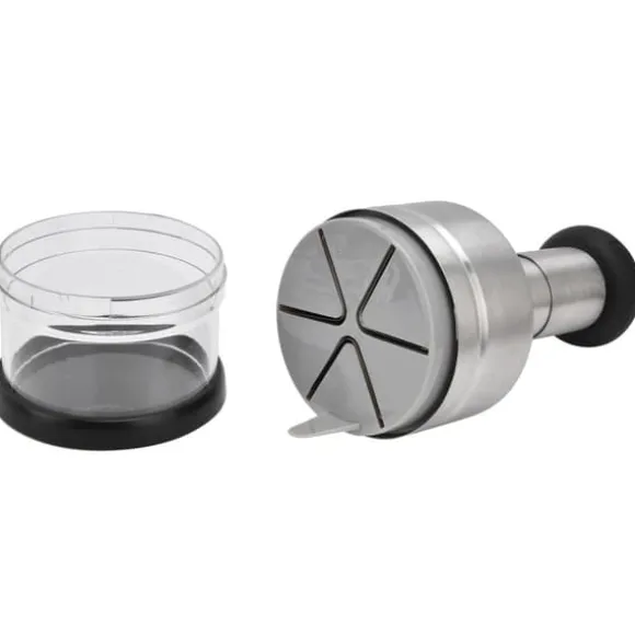 Multifunktionell handtryckskärande lökanordning Rostfritt stål Lökhackare Vitlökspress Köksutrustning