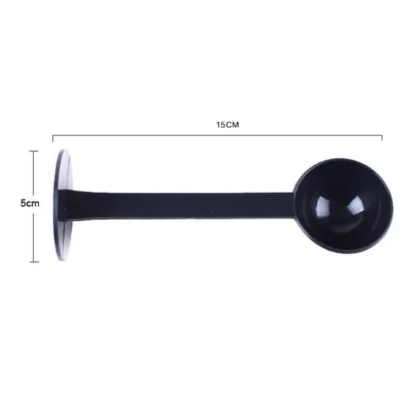 Multifunktionell kaffesked - Livsmedelskvalitet PP, Dual Purpose, Double Ended - Köksprylar