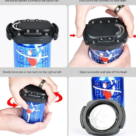 Multifunktionell Konservöppnare Ölöppnare Köksöppnare Konservöppnare Öl Konservöppnare Ölflasklocksöppnare