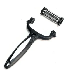 Multifunktionell roterande skalare med tre huvuden