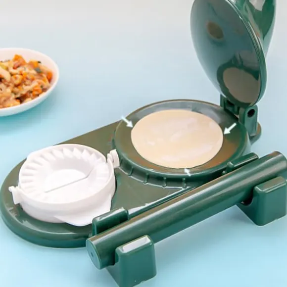 Multifunktionell tryckknödelinpackningsmaskin Köksmanuell dumplinginpackningsmaskin