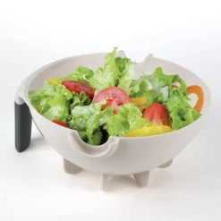 Multifunktionellt grönsaksrivjärn med skål, 7 utbytbara blad