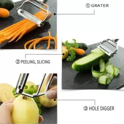 Multifunktionelt Rivjärn för Frukt & Grönsaker