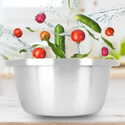 Multifunktionsblandningsskål Serveringsmatlagning Äggvispningsbehållare Salladsskål för Hemgrill RestaurangL