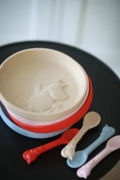Mumin Silikon Sked Rosehip Pink Rätt Start