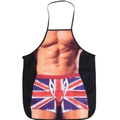 Muscle Man 3D Roligt vattentätt matlagningsförkläde