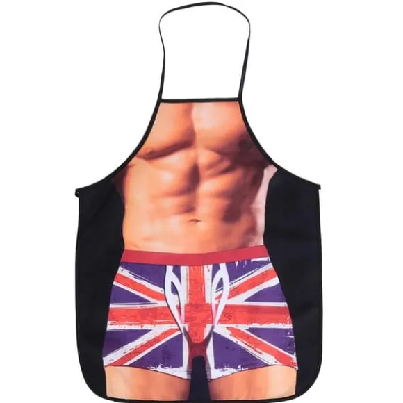 Muscle Man 3D Roligt vattentätt matlagningsförkläde