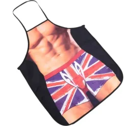 Muscle Man 3D Roligt vattentätt matlagningsförkläde