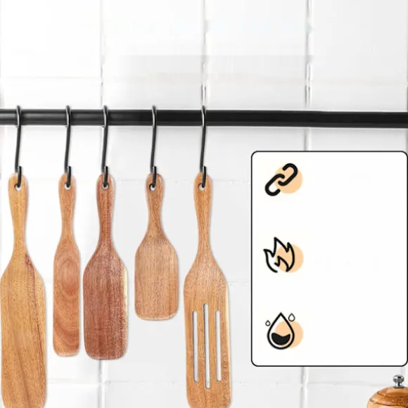 Myqqhbs Spurtle träset handgjort, hållbart, skotskt