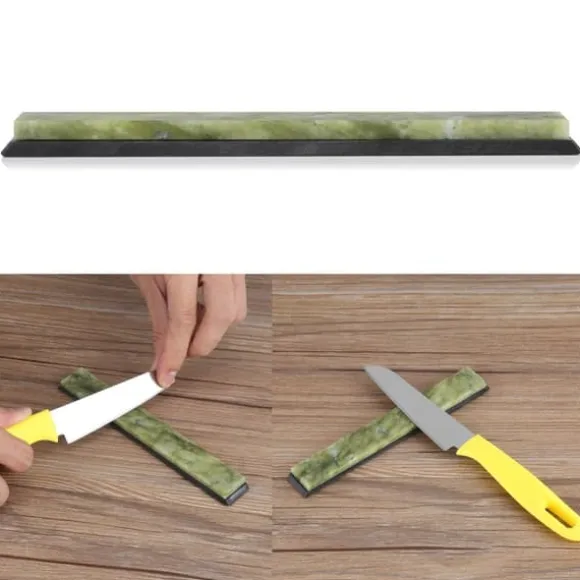 Naturlig Slipsten Slipsten Kniv Polering Slipverktyg Grön 10000#