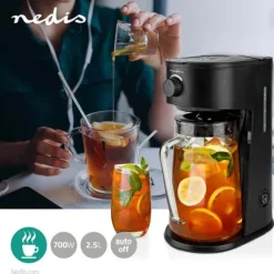 Nedis KAICM200FBK Iskaffe- och tebryggare Filterkaffe 2,5 L 6 Koppar Svart