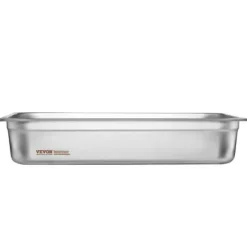 Ångbordsform, fullstorlek, 53x32,6x10,7 cm, rostfritt stål, förvaring