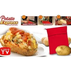 ÅNGKOKARESACK FÖR POTATIS MIKROVÅGSUGN