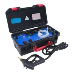 Ångrengörare - Ångtvätt - 3000 W 220 V - ABS och rostfritt stål - För fett/fläckar/damm/smuts - Svart