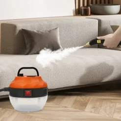 Ångrengörare 1600 W, 6 justerbara nivåer, antidropp-backventil, 5,5 bar, flera borstar, 220 V EU-kontakt, för hem & kommersiellt bruk