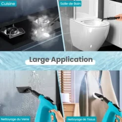 Ångrengörare, 33x13x24.5 cm, Blå