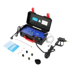 Ångtvätt, 130°C Hög Temperatur, Justerbar Ångkontroll,220 V, Svart