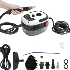 Ångtvätt, Högtryck, Mångsidig Rengöring,VIT, EU, 220 V