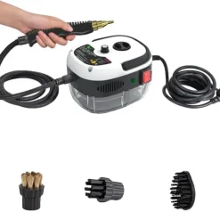 Ångtvätt, Högtrycksdrift, Effektiv Sterilisering,VIT, 220-240V