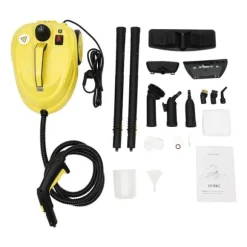 Ångtvätt, 2000W effekt, 5Bar tryck,220 V, Gul