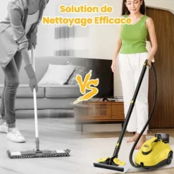 Ångtvätt, 36x26x23 cm, Gul