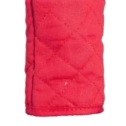 NICOLE RED grytvante- och grytlappset i hellång modell, 100 % bomull med neopren, tjock röd