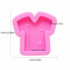 Nifocc - Nifocc-128 - Set med 2 silikonformar för t-shirt Läkarmotiv