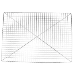 Nonstick rostfritt stål bakning kaka bröd kakor kylgaller köksredskap 46x33x2.8cm