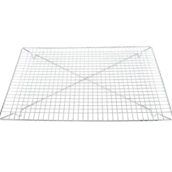 Nonstick rostfritt stål bakning kaka bröd kakor kylgaller köksredskap 46x33x2.8cm