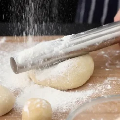 Non-stick rostfritt stål kavel kakdeg rulle bakning bakverk bakform verktyg