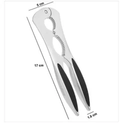 NÖTKNAPPARE tillverkad av rostfritt stål med gummihandtag